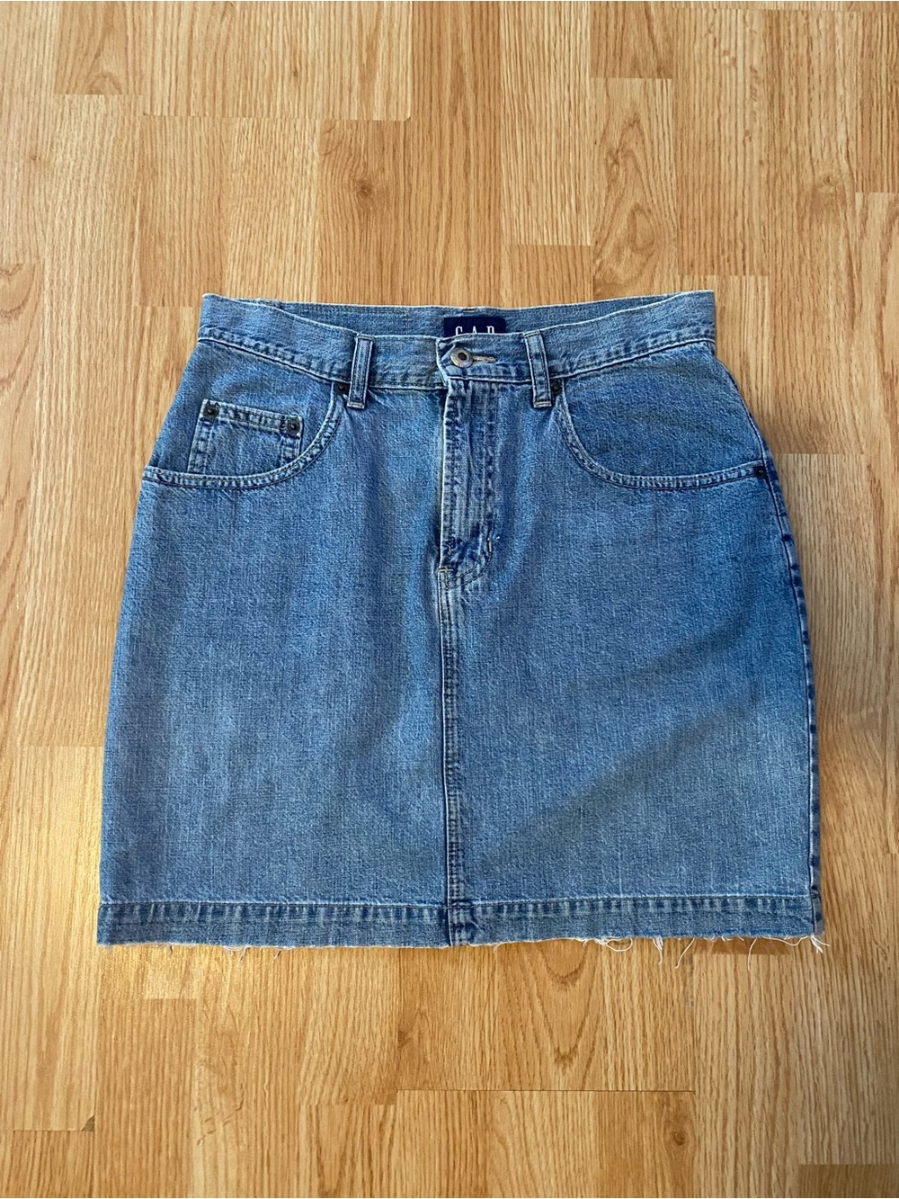 Vintage GAP Blue Denim Mini Skirt